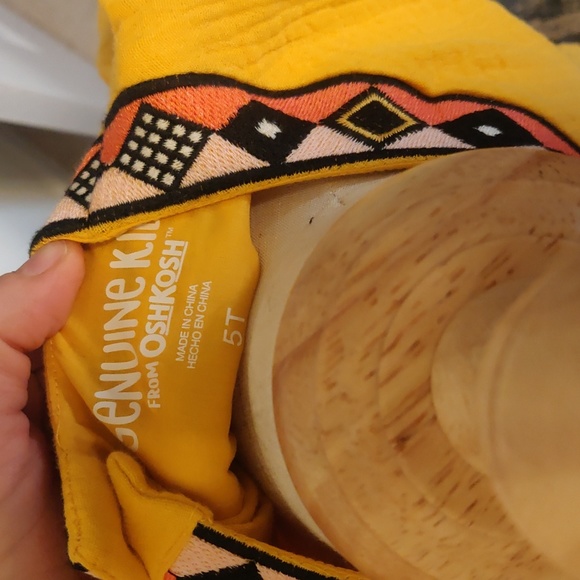 Genuine Kids from Oshkosh 5T zinnia gold/mustard Dress - Picture 7 of 7